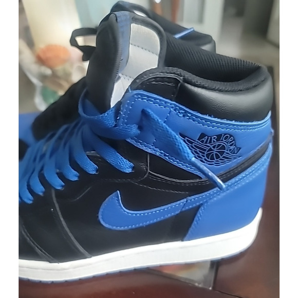Nike Retro Jordan 1 Mid Black Royal Blue Size 9 Mens 555088-007 2017 main image 16